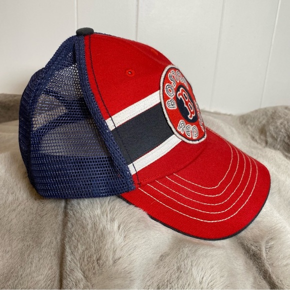 47 Twins Boston Red Sox Retro SnapBack Mesh Trucker Hat MLB Genuine Merchandise - Picture 2 of 7
